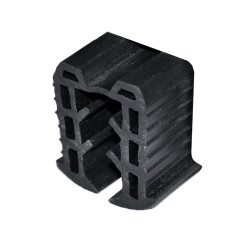 Gumené tesnenie pre madlo 24 x 24 mm, sklo 8 - 11 mm Gumené tesnenie pre madlo 24 x 24 mm, sklo 8 - 11 mm